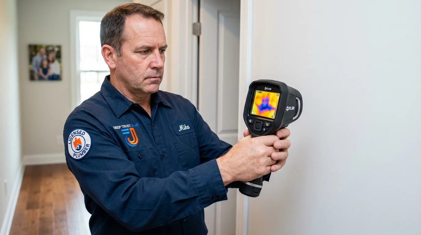 Thermal imaging leak detection by Johns Plumbing LLC in Graham